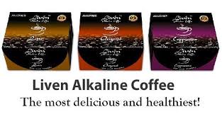 Alliance Global LIVEN Alkaline Coffee - Latte (20 sachets)