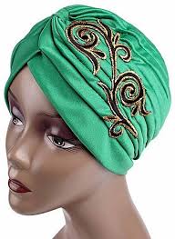 Head Wrap Embroidered