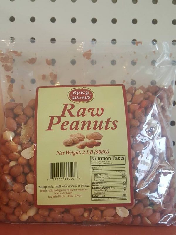 Raw Peanuts (2lbs)